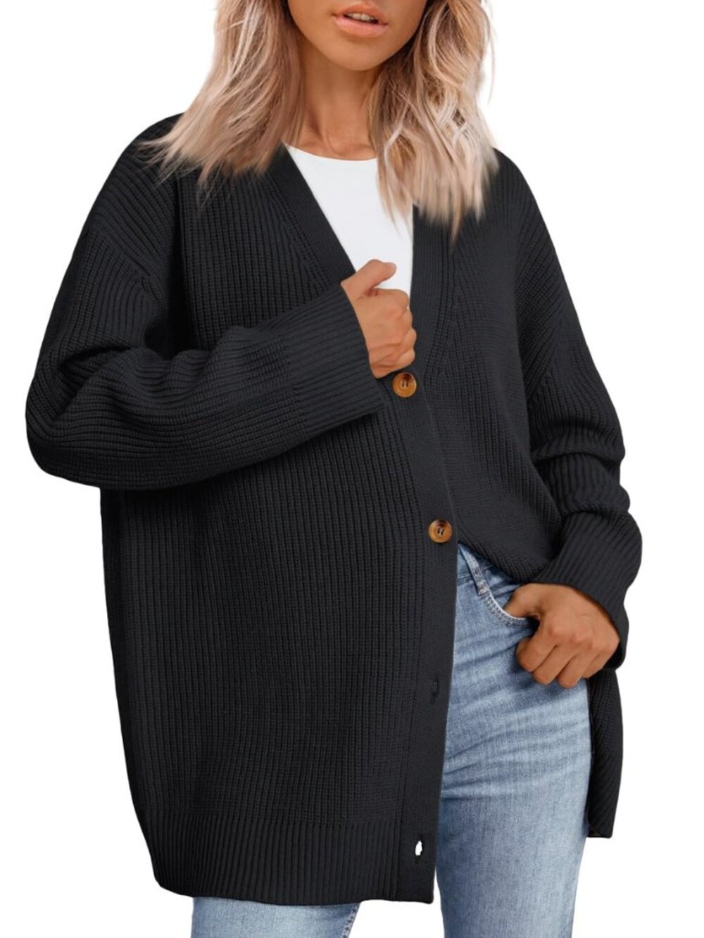 Women's Oversized Fall Cardigan Sweater Chunky Jackets 2026